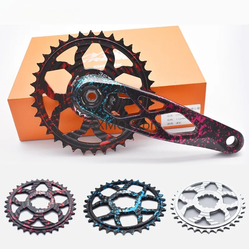 

Однодисковый диск KRSEC для горного велосипеда Gxp, встроенный диск с прямым приводом — алюминиевый сплав 7075, с полыми встроенными деталями