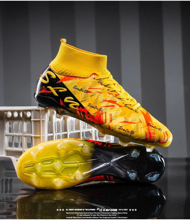 Professionelle Fußballschuhe Herren Fußballschuhe Society Fußballschuhe FG Ultraleichte Trainings-Fußballschuhe Outdoor-Sportschuhe – Detail 32