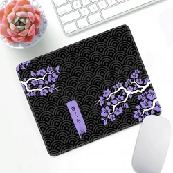 Small Mouse Pad Sakura Gamer MousepadsGaming Mousepad Purple Flower Cute  Mouse Mat Keyboard Mat Desk Pad For Laptop
