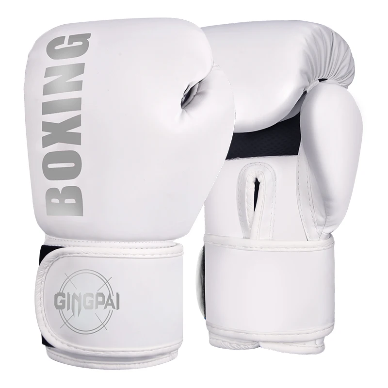 

6/8/10/12oz Professional Boxing Gloves PU Thickened MMA Fighting Sanda Training Glove Muay Thai Boxing Training Accessories