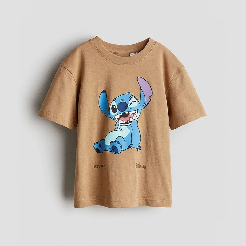 لعبة كارتون تي شيرت ملابس الأولاد ديزني ملابس الصيف الجديدة قصيرة الأكمام جولة الرقبة قاع قميص الأطفال أزياء عارضة تيز #4