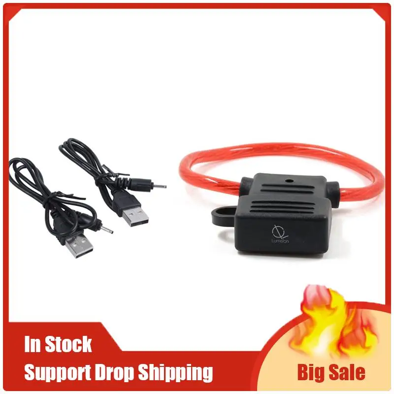 أفضل العروض 2 قطعة كابل يو اس بي 2.0 مللي متر شاحن تيار مستمر و 1 مجموعة 8 AWG مقياس ماكسي شفرة فيوز حامل سلك مضمن 12-24 فولت فولت مقاوم للماء + 40A Fus