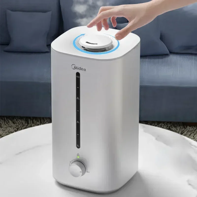 

Midea 4L air humidifier, large capacity air diffuser, atomizer, ultrasonic aroma diffuser, cold mist machine, air purifier