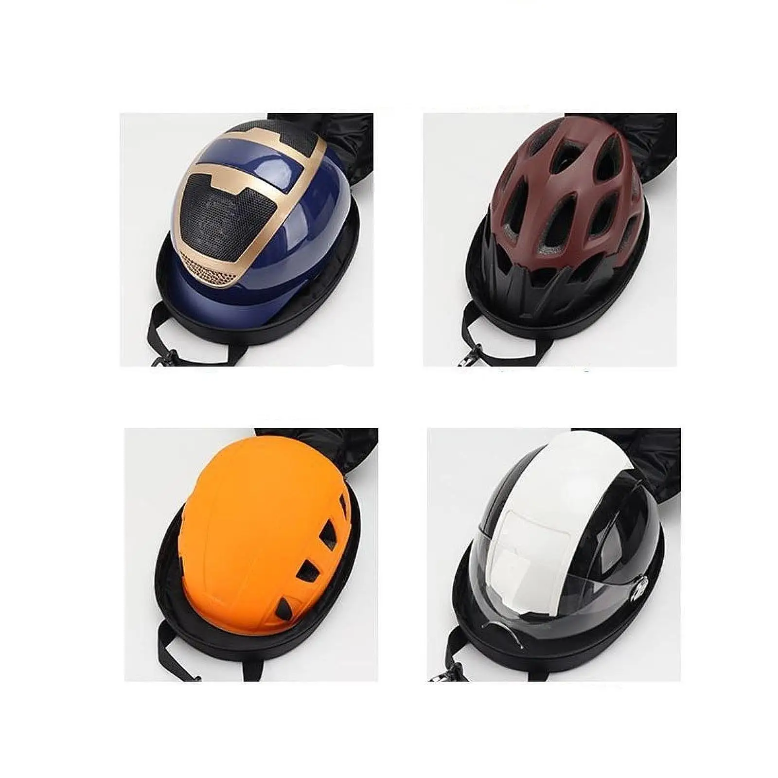 Helmet Storage Bag Versatile Supplies Portable Helmet Case with Zipper Handbag for Training Bike Skiing Hiking Motorcycle