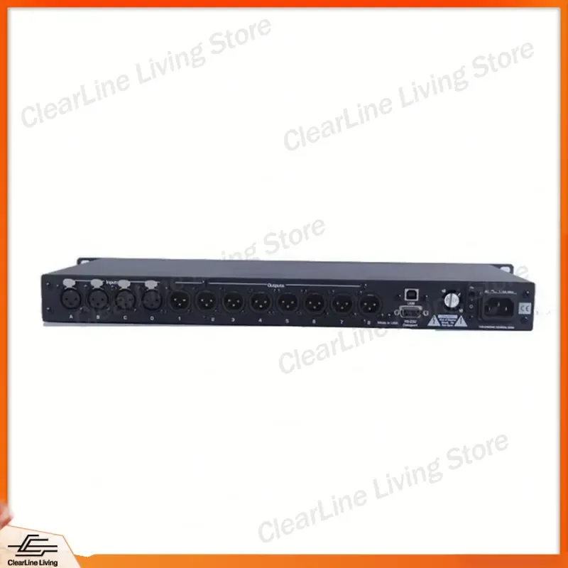 DSP480 Digital Audio Processor Professional Stage Equalizer Drive Rack System Sound Manager Feedback Suppressor for PA