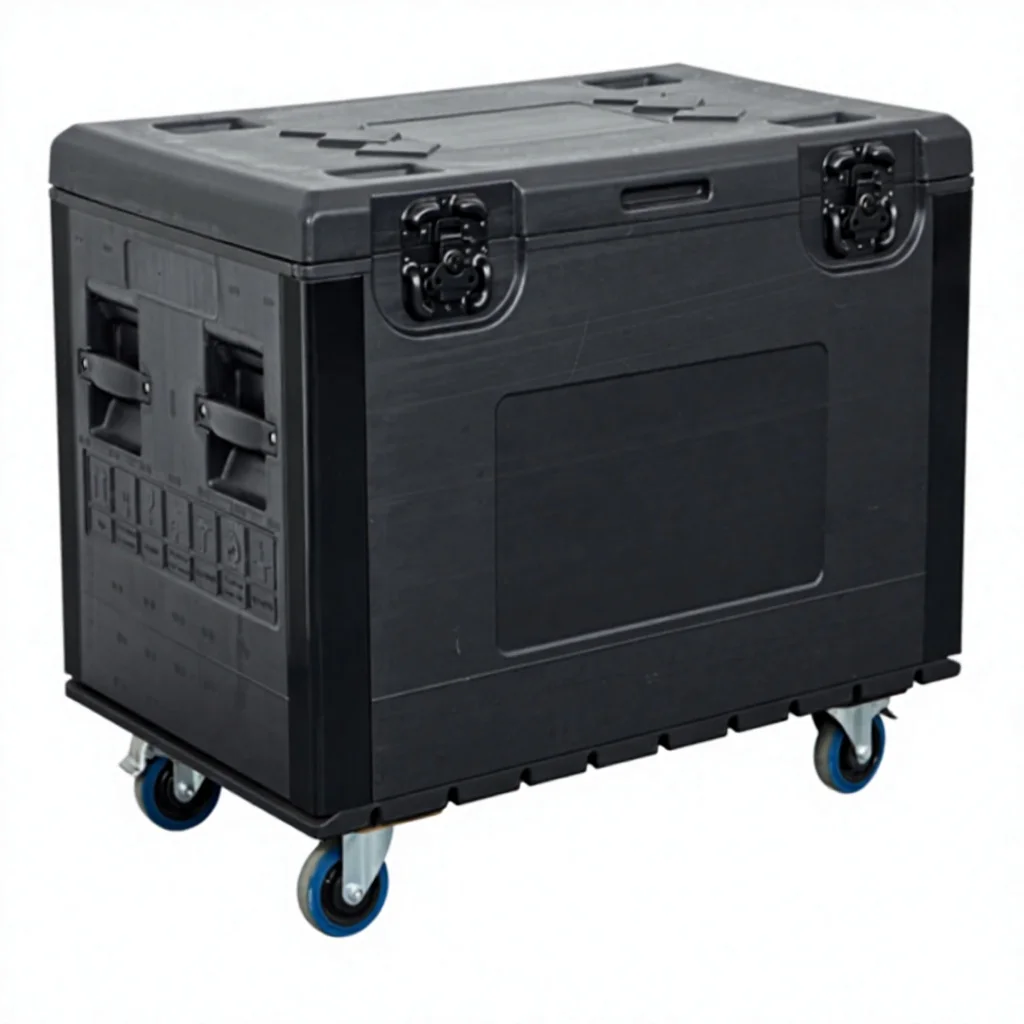 PE Plastic Trunk Cable Flight Case For DJ Equipment Cable Big Middle Small Case Storage Case