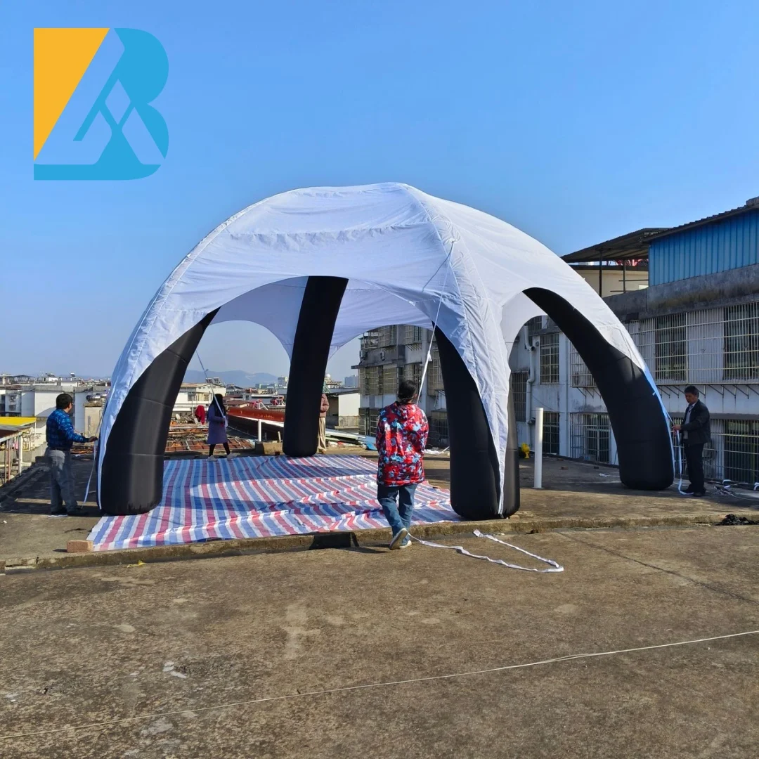 Barraca inflável pop up personalizada, grande barraca de festa inflável para brinquedos de aluguel