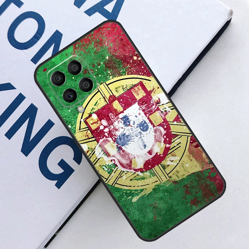 Portugal Passport Flag Case For Samsung Galaxy M14 M34 M54 M13 M23 M33 M53 M52 M32 M12 M51 M31 M30s M31s M20 Coque