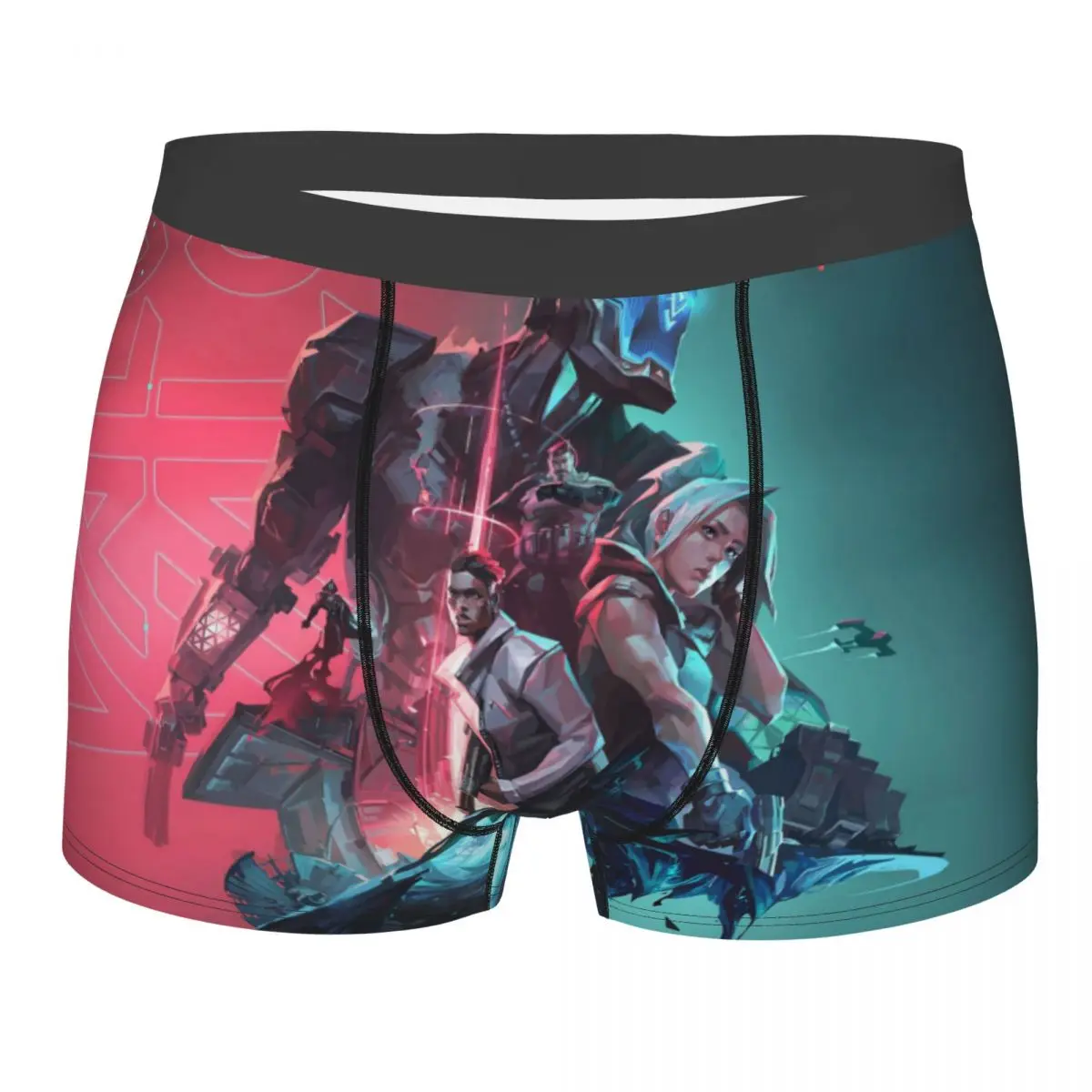 

Valorant Game Poster Underpants Breathbale Panties Man Underwear Print Shorts Boxer Briefs