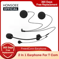 FreedConn auriculares con micrófono 2 en 1 para motocicleta intercomunicador casco auriculares Bluetooth T-COM VB SC COLO RC T-MAX T-REX