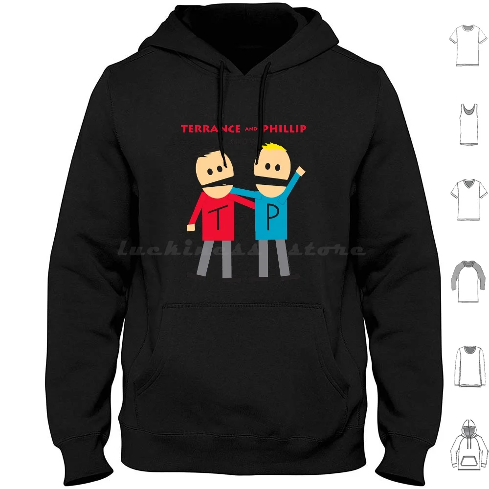 Terrance And Phillip Hoodies Long Sleeve Terrance And Phillip Mr Hankey Eric Cartman Kenny Mccormick Stan Marsh Kyle