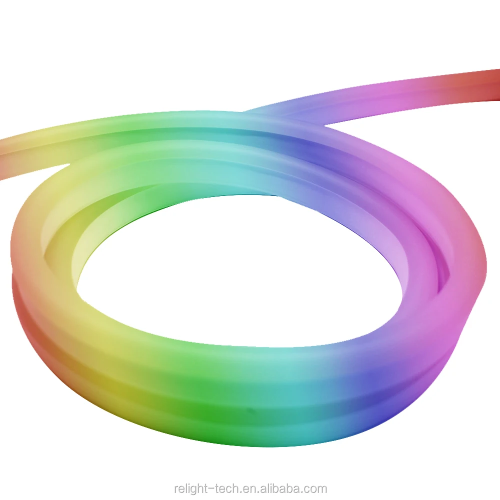 Impermeável LED Neon Strip Light, S-Model, novo design, 24V, IP66