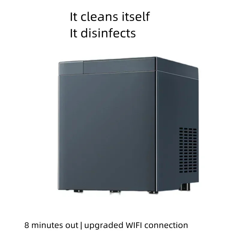 Upgrade Ice Maker Home Mini-dormitory Small Power Commercial Milk Tea Shop Automatic Sterilization Ice Cube Machine
