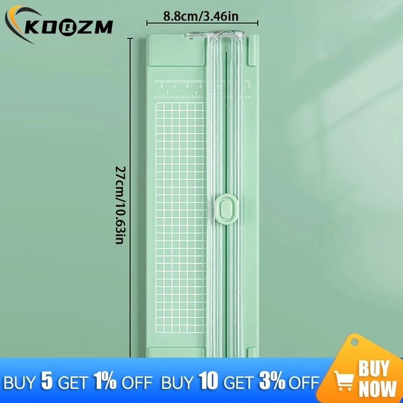 New A4 Bidirectional Cutting Small Paper Cutter With Pull-out Ruler For Photo Trimmers Scrapbook Lightweight Cutting Mat Machine