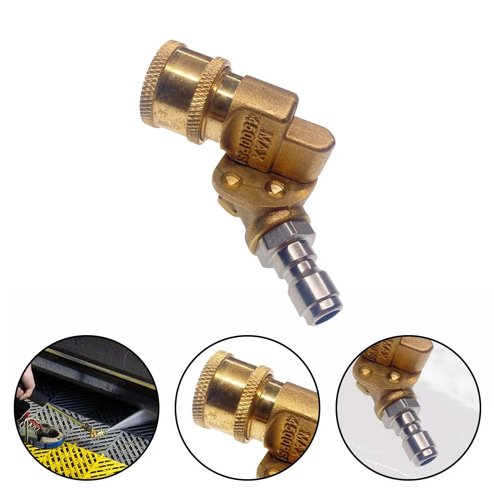 Nosel Pembersih Berputar 360 Derajat Coupler Berputar 12Mm Konektor Cepat 14 Inci Warna Pas Seperti Yang Ditunjukkan Dalam Gambar