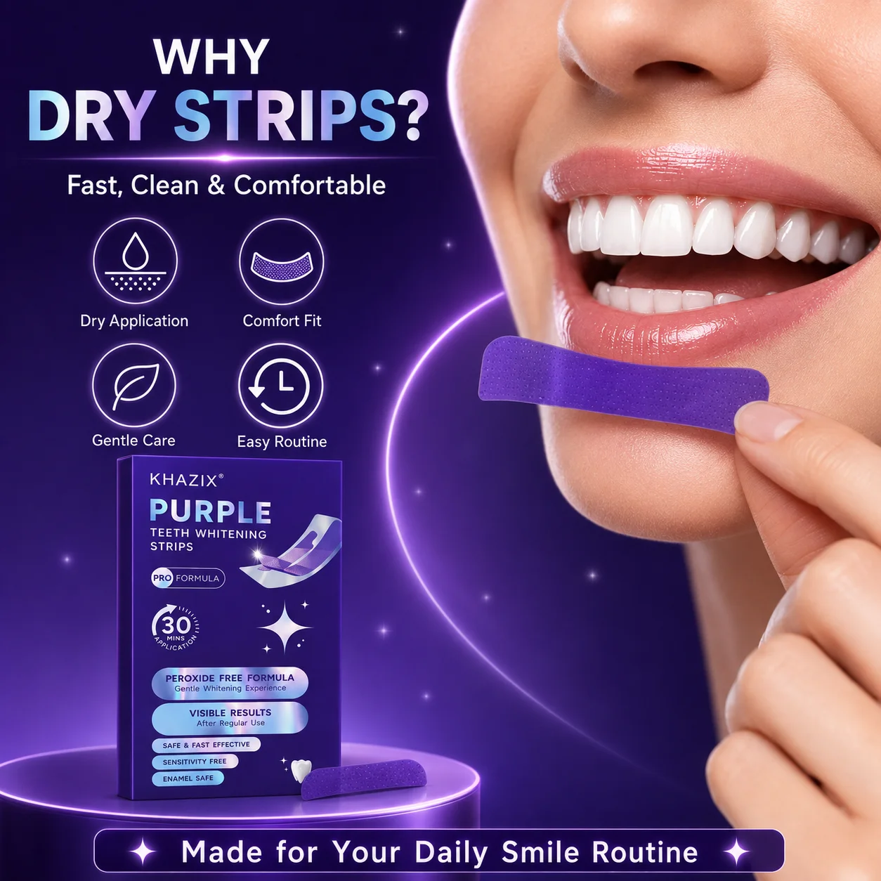 Strip Perawatan Gigi Warna Ung - Teeth Whitening Routine ulasan dan harga