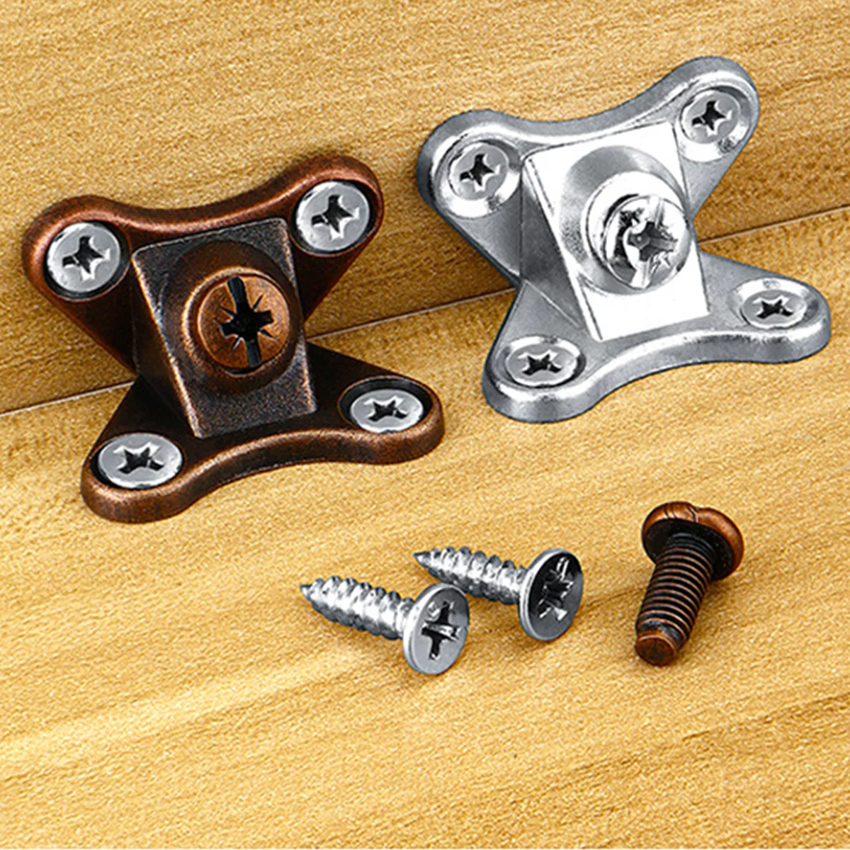 50 Pcs Detachable Support Connectors for Carpentry, Furniture, Drawers, Cabinets and Wardrobes, Furniture Hardware