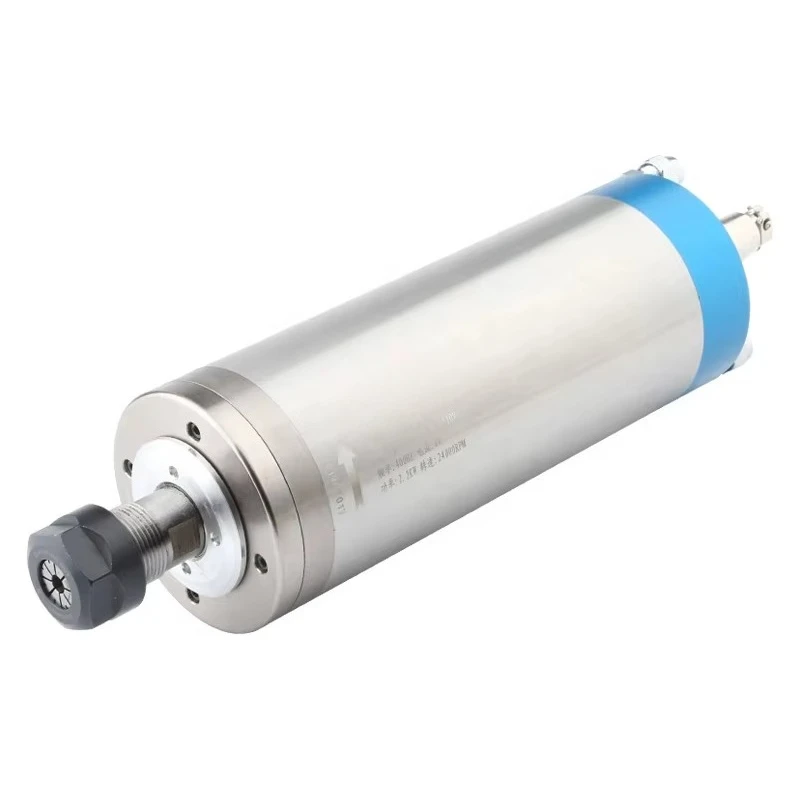 Lathe High Speed Motor Factory Selling Electric Motor Ac 24000rpm2.2kw Spindle Machine Tool Spindle Water Cooled ER20 Cnc