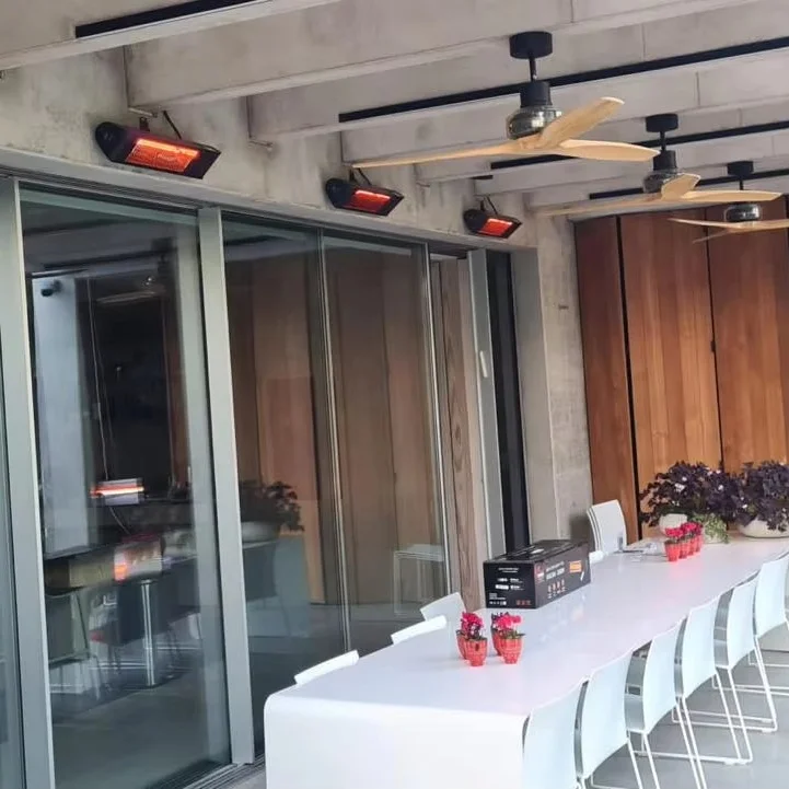 1500W Infrared Ceiling Mount Hanging Outdoor Patio Heating element Infrared Carbon Fiber Quartz Heater Tube LDHR009-KB