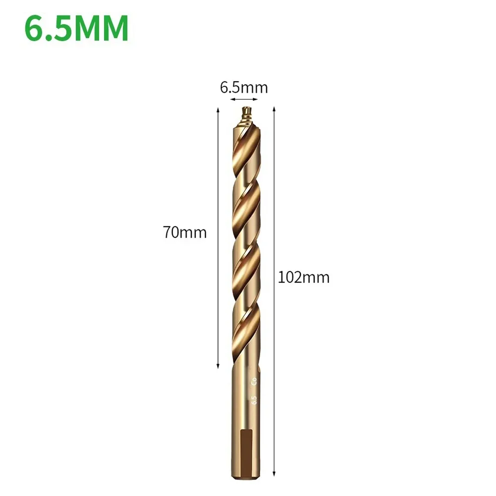 Imagem -06 - Cobalto Passo Reto Broca Cortador de Buraco para Velocidade de Aço Inoxidável Broca de Aço para Brocas Elétricas Manuais 313 mm M35