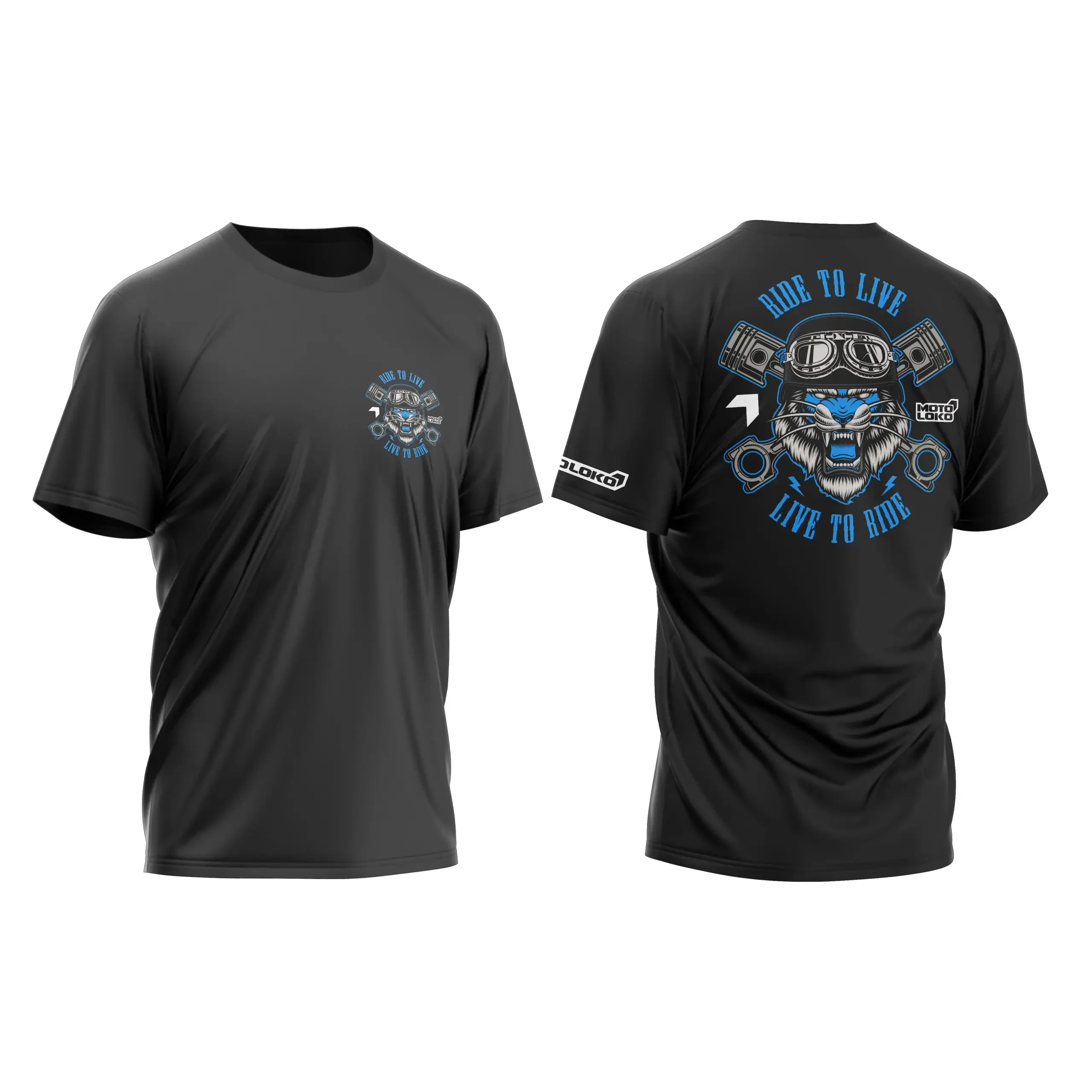 Ride To Live T-Shirt Graphic Cotton T-shirt Unisex Summer Short Sleeve Fashion Brand Tee Luxury Casual Vintage Tees