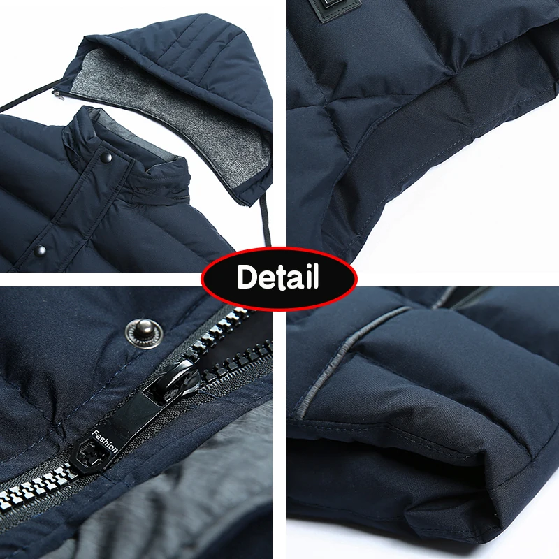 Men Autumn Sleeveless Fleece Pocket Zipper Solid Warm Vest Men Winter Detachable Hooded Outdoor Leisure Fashion Vest Male Coat