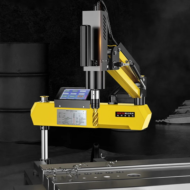 Language Customized Electric Tapping Arm Screw Threading Machine