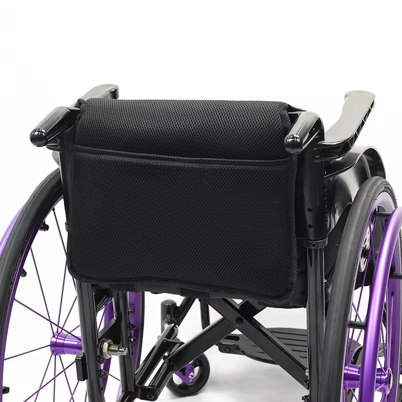 Plastic integrated push handle armrest adjustable wheelchair accessory side guard