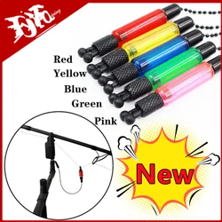 Alarmas de mordida para pesca de carpa, colgadores de bobina, indicadores de alarma de pesca, cadena de acero, alarma de mordida, herramientas de pesca, novedad