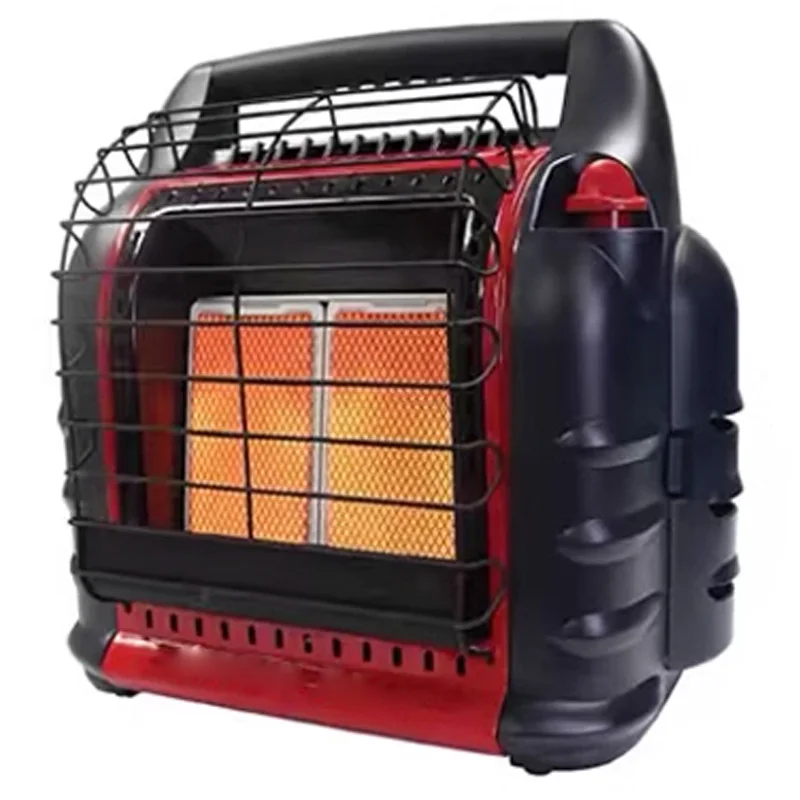 Aquecedor 4000 a 18000 BTU Unidade de aquecedor de gás LP portátil de 3 configurações com conexão de tanque duplo para uso interno e externo MH18BPRO