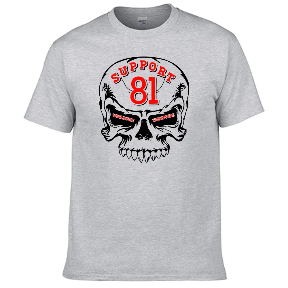 Support 81 Hells Angels T Shirt 100% Cotton Top Sales Shirt N10