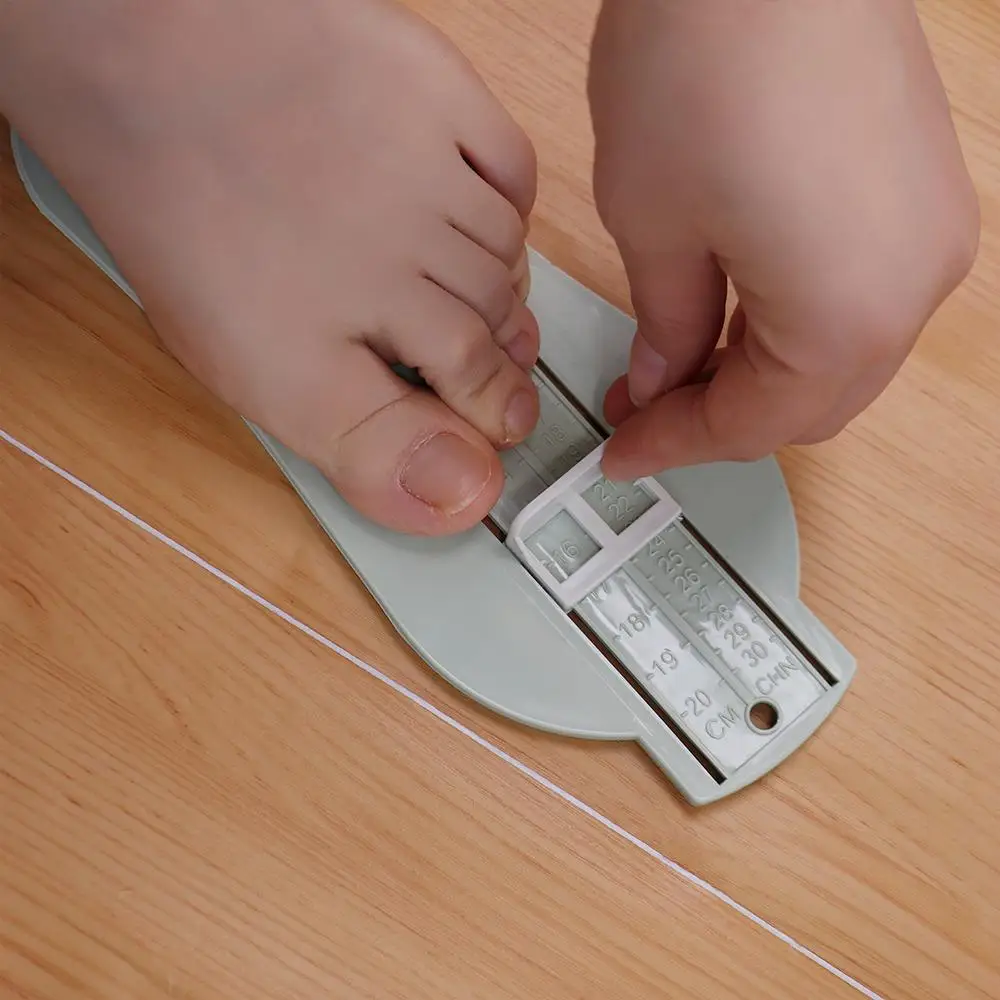 ملحقات الأحذية البلاستيكية أداة العناية بالقدم العالمي للأطفال قدم حاكم قياس القدم قياس أداة قياس حجم الأحذية #2
