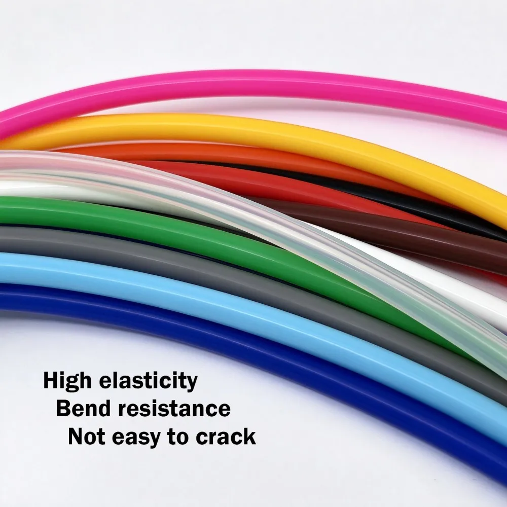 Colorful Food Grade Silicone Tube ID 2/3/5/6/8/10/12/mm Heat Resistant Flexible Odorless Anti-Ageing Drink Water Silicone Hose