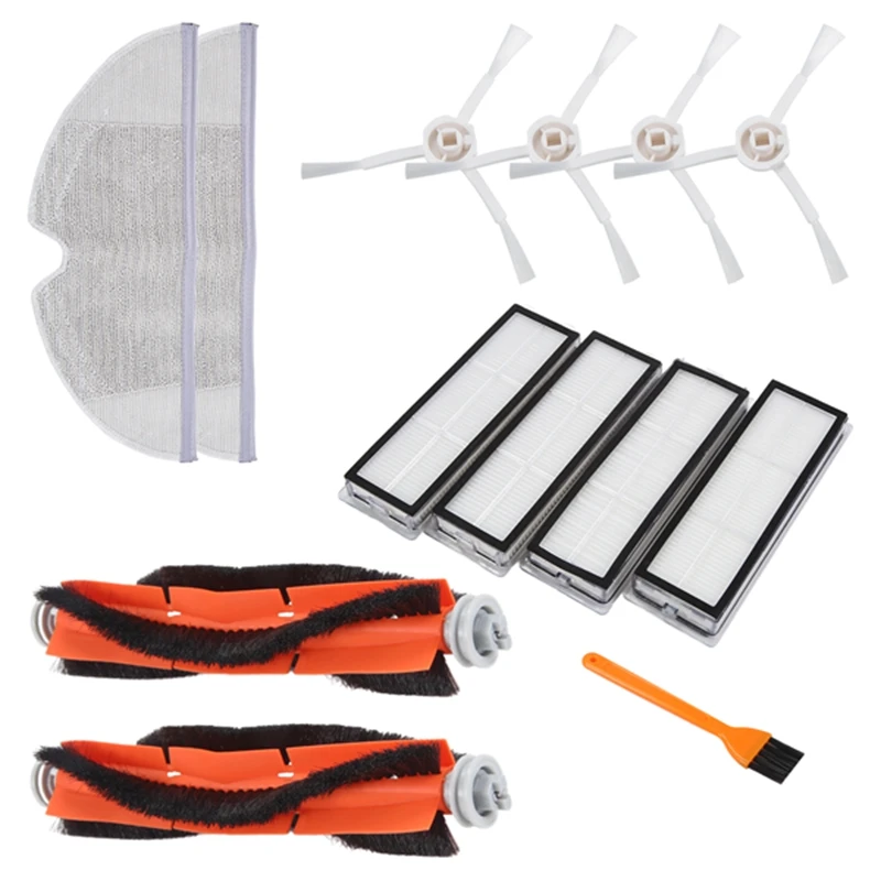 ABWM-Kit de remplacement de brosse latérale principale, filtre de vadrouille de gril, accessoires pour aspirateur robot Xiaomi ata jia s/STYTJ01ZHM