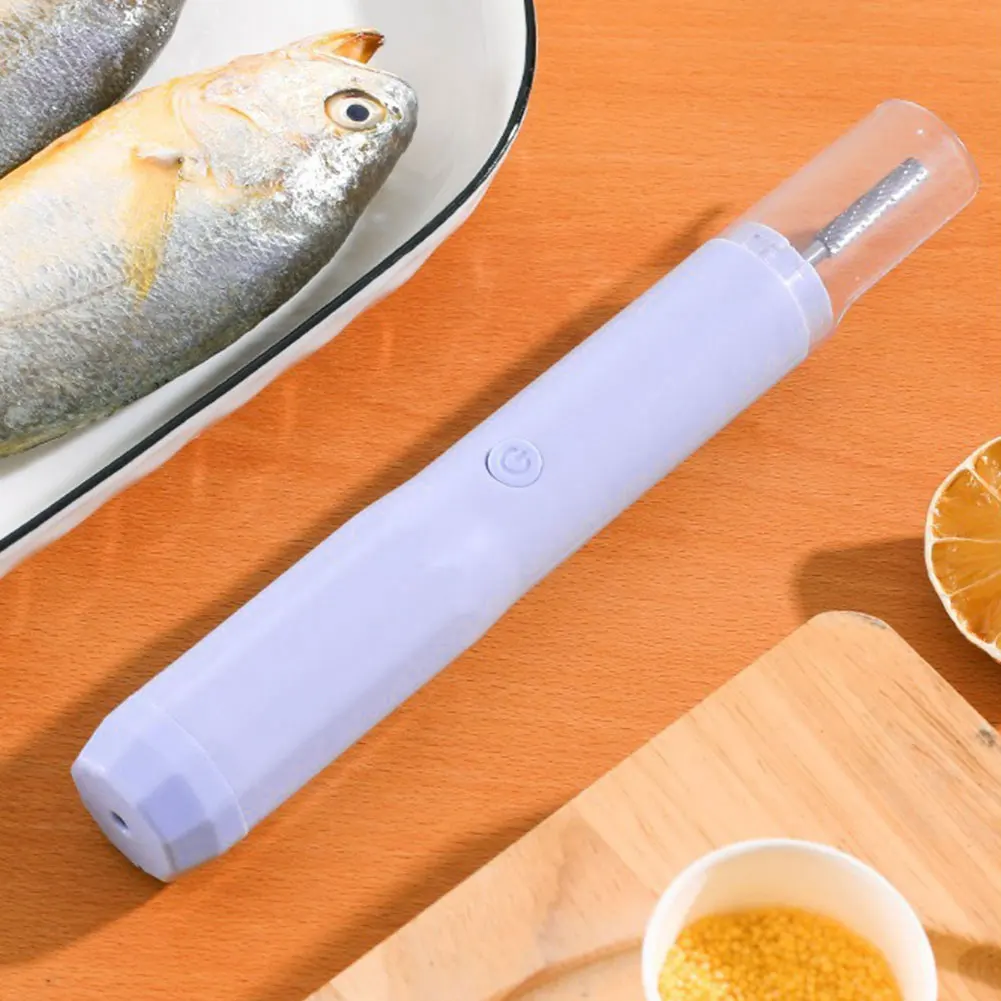 1500mAh مقياس السمك المسوي أدوات المأكولات البحرية المحمولة الكهربائية قشارة السمك مقياس السمك المسوي منظف الأسماك مكشطة أدوات المطبخ