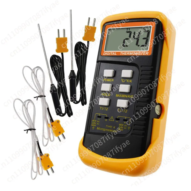 Handheld Portable, Multi-channel Contact Multi-probe Dual-channel Dual-channel K-type  DT6802