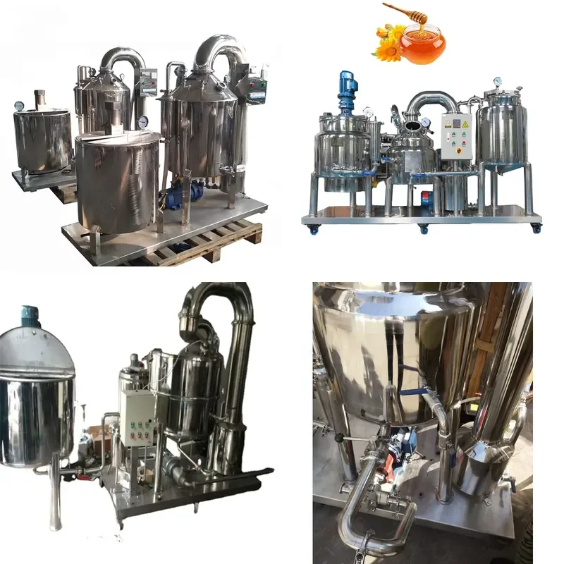 for 0.5 Ton Automatic Honey Extraction Concentrator Processing Equipment Stainless Steel Filter New Beekeeping Motor 1 Year
