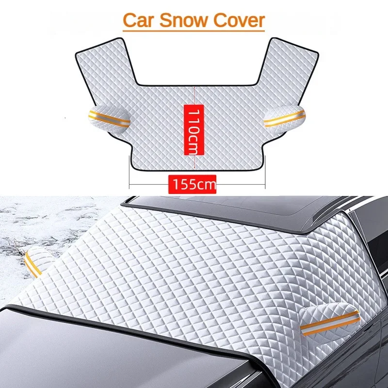 Car Front Windscreen Cover Universal Automobile Sunshade Snow Cover Car Windshield Ice Frost Sun Shade Protector Waterproof