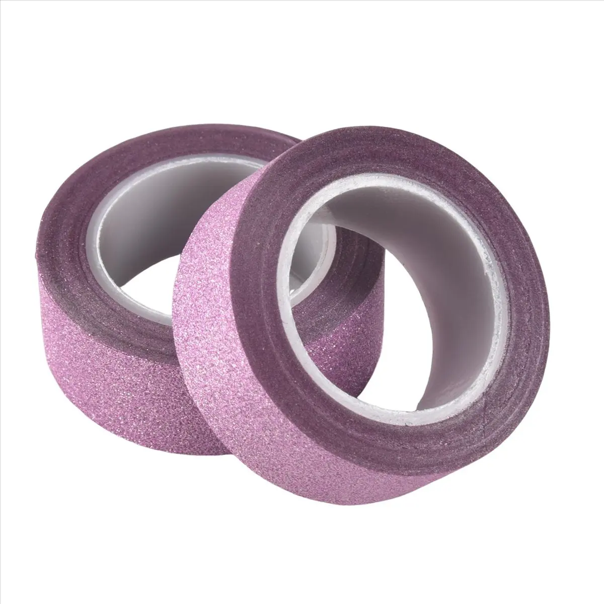 HITL 2 x 10M Glitter Washi Tape Stick Self Adhesive Decorative Craft DIY Paper pink