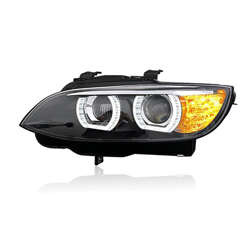 

For BMW 3 Series E92 E93 LED Headlights 2007-2013 M3 330i 335i Projector DRL 12V New Revised