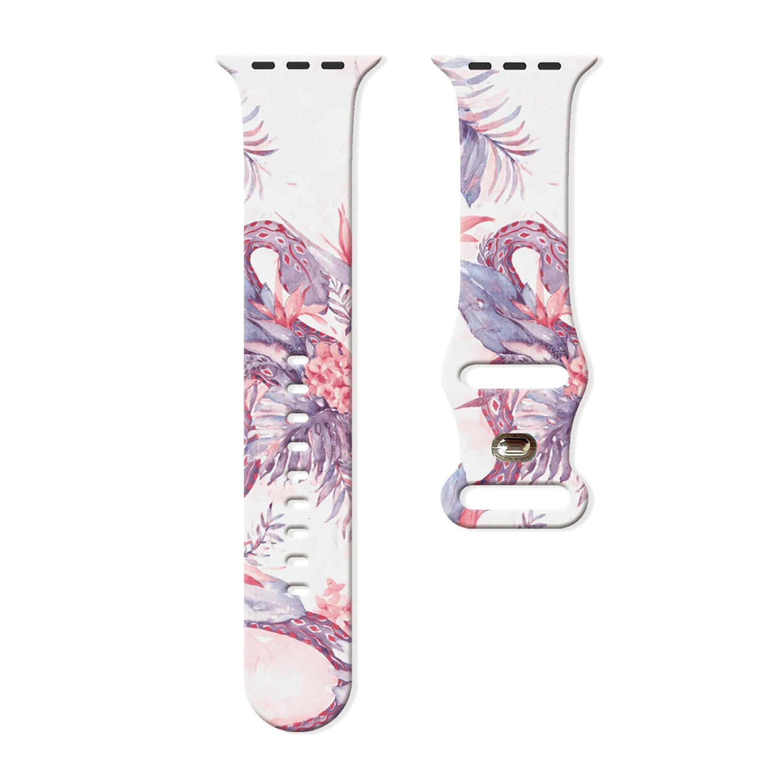 

Graffiti series watch straps for Apple Watch 11 10 9 8 7 Silicone Band Replaceable Bracelet for iWatch 38mm 40mm 41mm 42mm