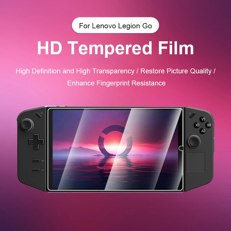 1/2 حزمة واقي للشاشة طبقة رقيقة واقية 9H صلابة المضادة للخدش الزجاج المقسى لينوفو ليجيون الذهاب يده 8.8 بوصة وحدة التحكم