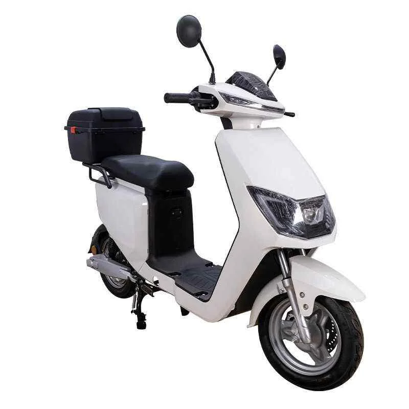 SXLL Factory Wholesale 2026 New 800W 60V Adult Electric Scooter Stylish Streetbikes Commute Moped with Rear Storage Box
