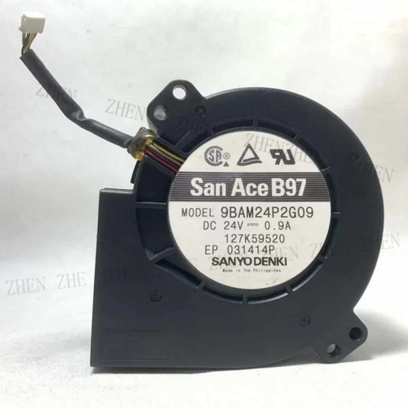 

Y 1 шт. новый для Sanyo 9BAM24P2G09 DC24V 0,9A 4-проводной бесшумный охлаждающий вентилятор # QW.