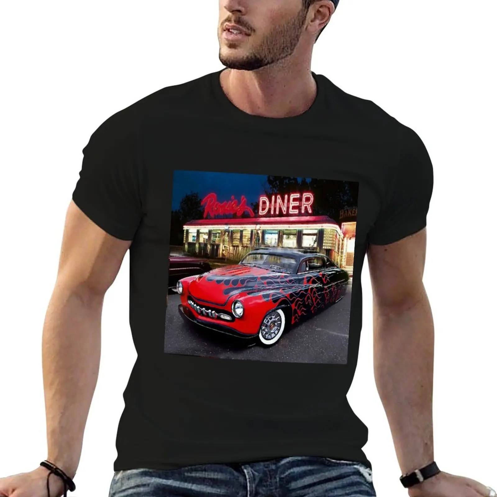

HOT ROD MERCURY T-Shirt anime t shirts for man man t shirts for men T-Shirt
