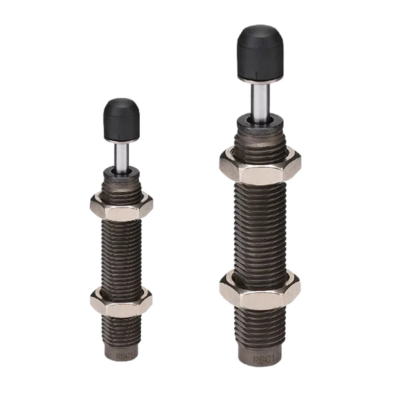 2Pcs Cylinder spring mechanical arm accessories RB RBC Series shock absorber Damper hydraulic oil pressure buffer RB0604 RBC0604