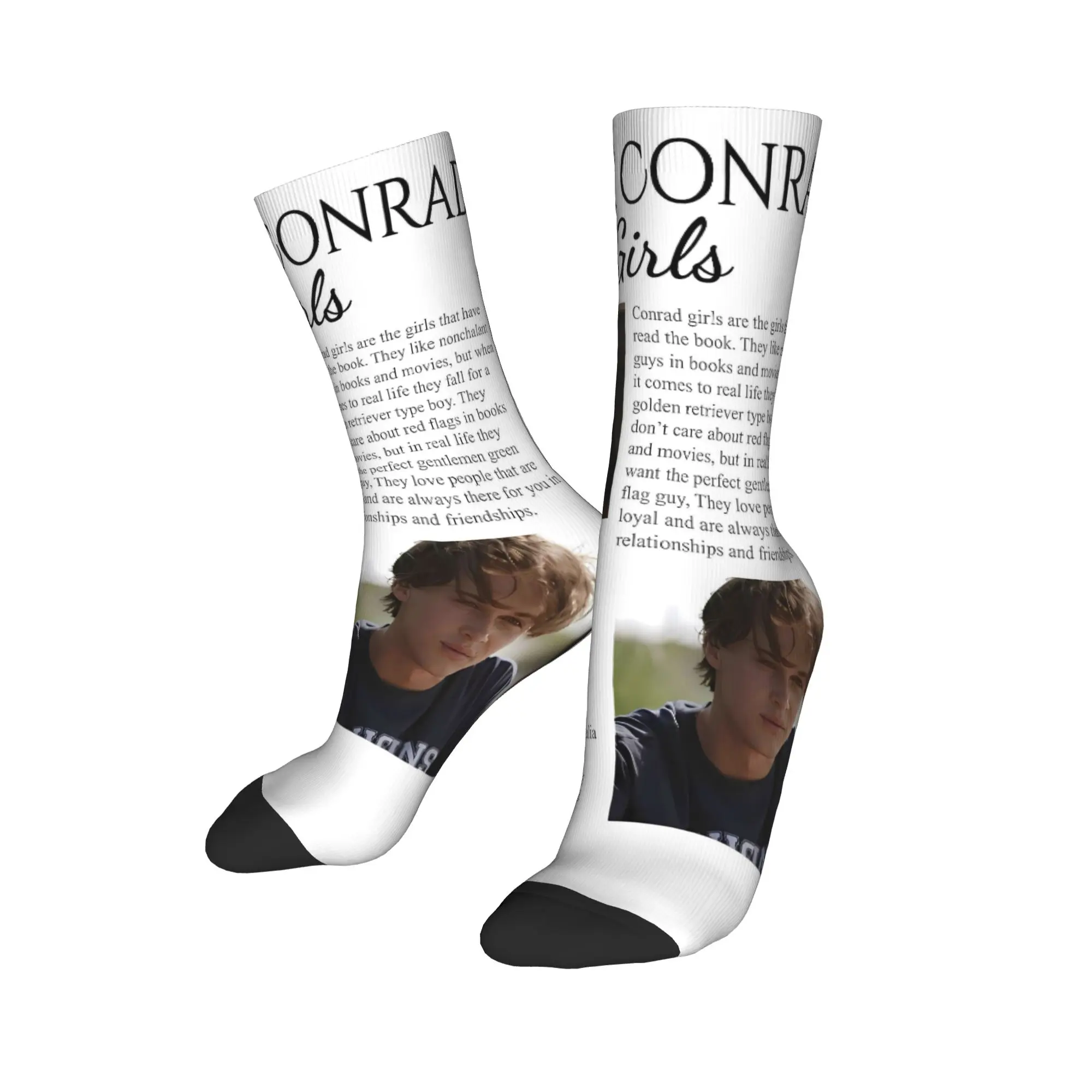 كوزينز فريق الشاطئ كونراد الصيف تحولت إلى جوارب جميلة الشتاء المضادة للانزلاق الجوارب زوجين تشغيل جوارب ناعمة دافئة #3