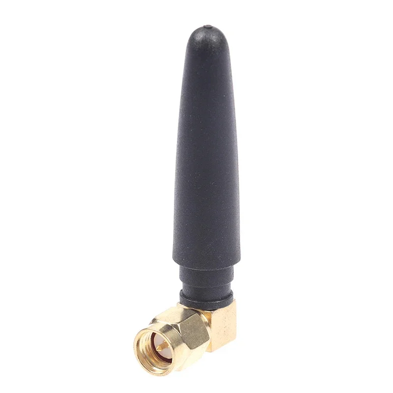 10pcs  2.4G WIFI Bluetooth Radio Antenna 2.5DB Gain SMA Male Plug Connector Right Angle Car Antenna