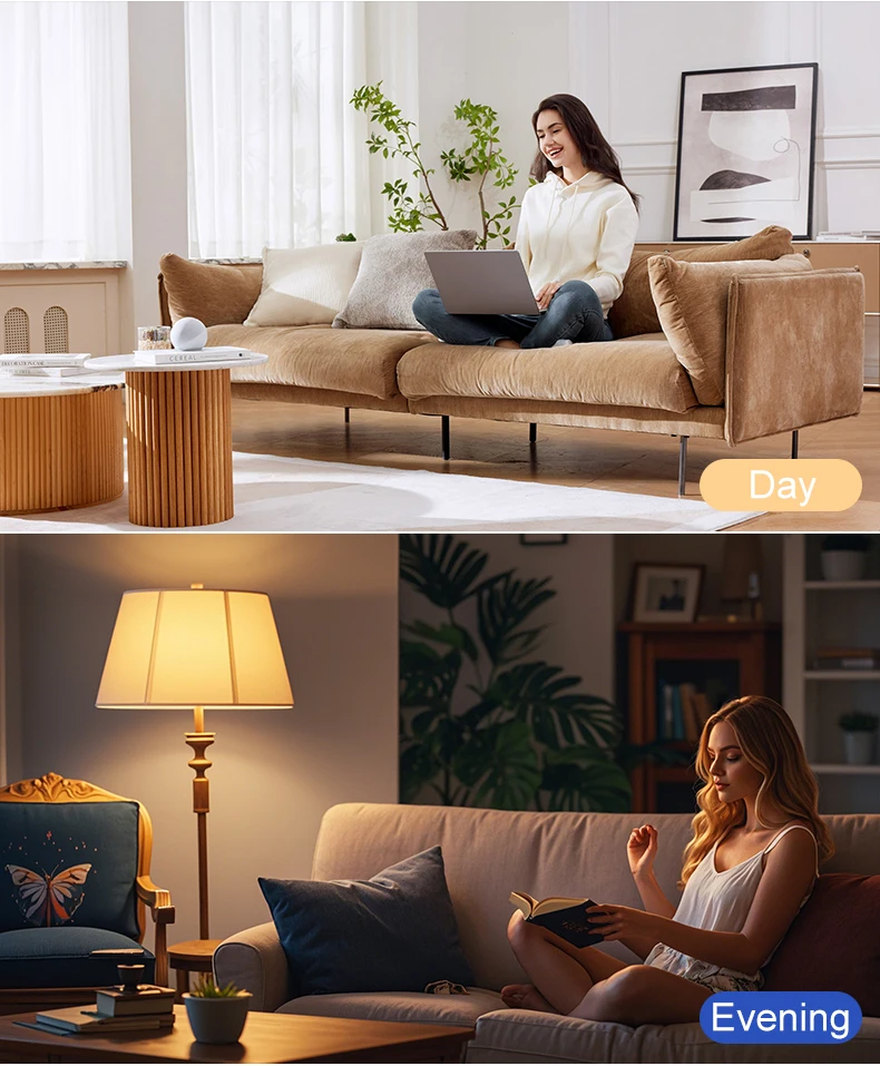 360-Degree Indoor/Outdoor Wireless WiFi Security Camera: Home HD Smart Monitor with Mobile Remote Access and Night Vision