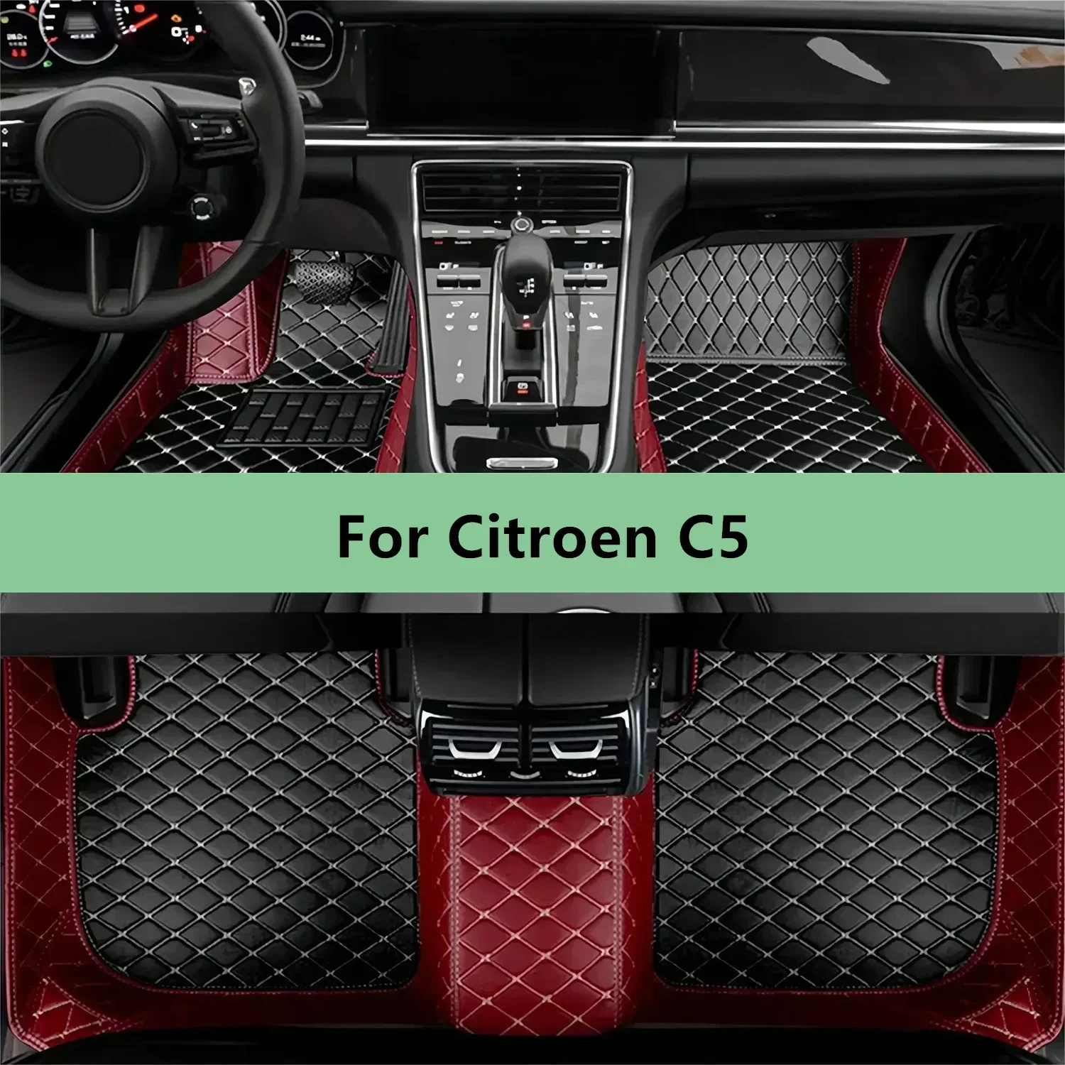 

Auto Carpets Car Floor Mats For Citroen C5 2016 2017 2018 2019 2020 2021 2022 Floor Mats for Car Men Women Car Accessories